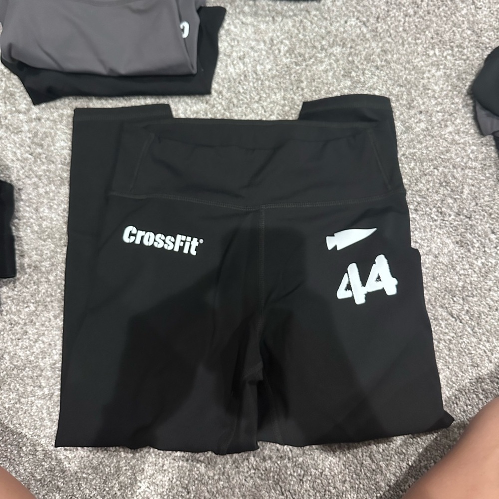 GoRuck CrossFit Games Women’s Black Performance Leggings with White Logo